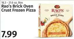 Caraluzzi's Rao's Brick Oven Crust Frozen Pizza offer