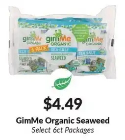 Woodman's GimMe Organic Seaweed offer