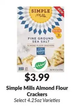 Woodman's Simple Mills Almond Flour Crackers offer