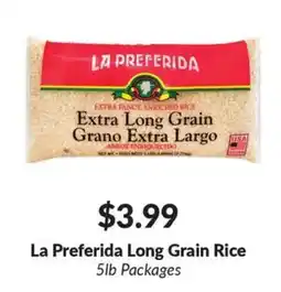 Woodman's La Preferida Long Grain Rice offer