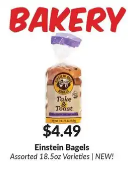 Woodman's Einstein Bagels offer