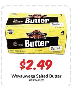 Woodman's Weyauwega Salted Butter offer