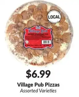 Woodman's Village Pub Pizzas offer