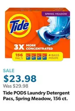 Sam's Club Tide PODS Laundry Detergent Pacs, Spring Meadow, 156 ct offer