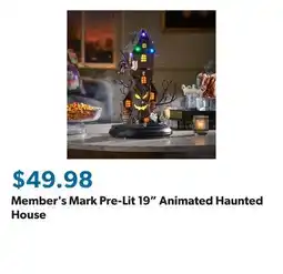 Sam's Club Member's Mark Pre-Lit 19 Animated Haunted House offer