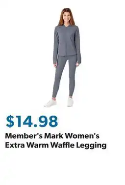 Sam's Club Member's Mark Women's Extra Warm Waffle Legging offer