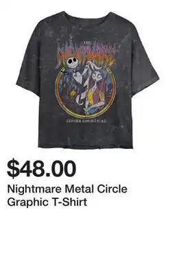 Belk Nightmare Metal Circle Graphic T-Shirt offer