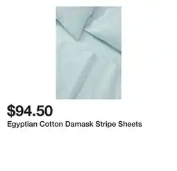 Belk Egyptian Cotton Damask Stripe Sheets offer