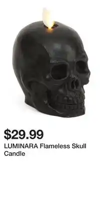 TJ Maxx LUMINARA Flameless Skull Candle offer