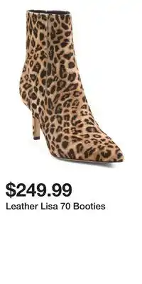 TJ Maxx Leather Lisa 70 Booties offer