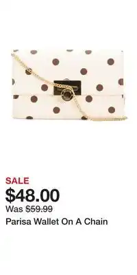TJ Maxx Parisa Wallet On A Chain offer