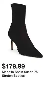 TJ Maxx Made In Spain Suede 75 Stretch Booties offer