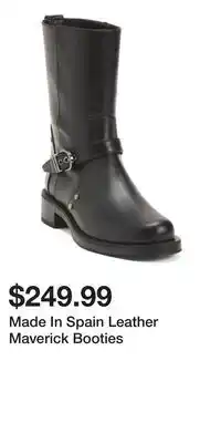 TJ Maxx Made In Spain Leather Maverick Booties offer