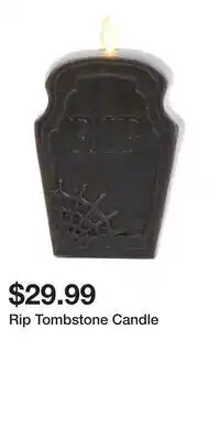 TJ Maxx Rip Tombstone Candle offer