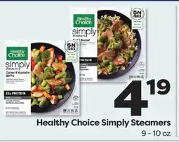 Weis Markets Healthy Choice Simply Steamers offer