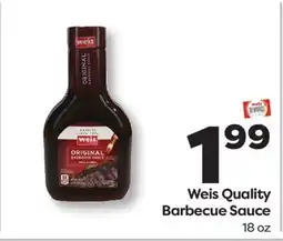 Weis Markets Weis Quality Barbecue Sauce offer