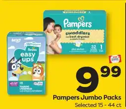 Weis Markets Pampers Jumbo Packs offer