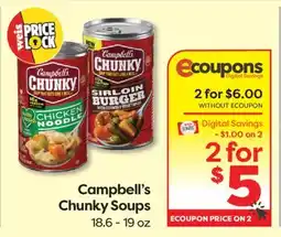 Weis Markets Campbell's Chunky Soups offer