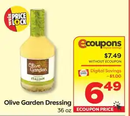 Weis Markets Olive Garden Dressing offer