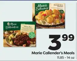 Weis Markets Marie Callender's Meals offer