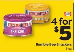 Weis Markets Bumble Bee Snackers offer