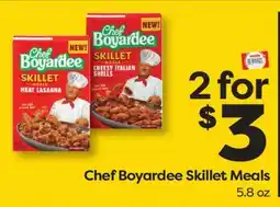 Weis Markets Chef Boyardee Skillet Meals offer