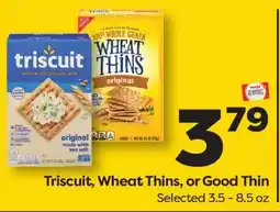 Weis Markets Triscuit, Wheat Thins, or Good Thin offer