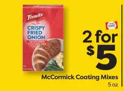 Weis Markets McCormick Coating Mixes offer