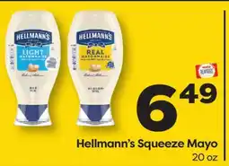 Weis Markets Hellmann's Squeeze Mayo offer