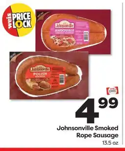 Weis Markets Johnsonville Smoked Rope Sausage offer