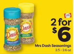 Weis Markets Mrs Dash Seasonings offer