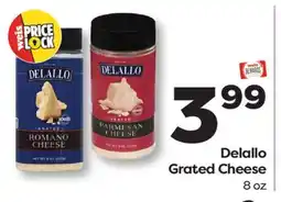 Weis Markets Delallo Grated Cheese offer