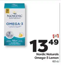 Weis Markets Nordic Naturals Omega-3 Lemon offer