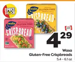 Weis Markets Wasa Gluten-Free Crispbreads offer