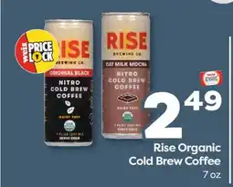 Weis Markets Rise Organic Cold Brew Coffee offer