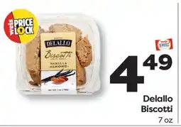 Weis Markets Delallo Biscotti offer