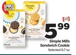 Weis Markets Simple Mills Sandwich Cookie offer