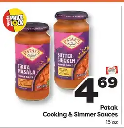 Weis Markets Patak Cooking & Simmer Sauces offer