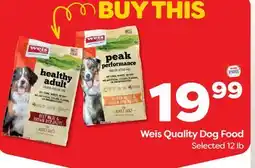 Weis Markets Weis Quality Dog Food offer
