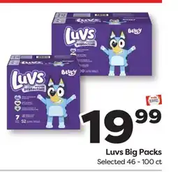 Weis Markets Luvs Big Packs offer