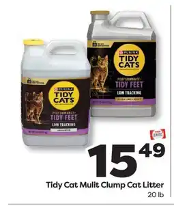 Weis Markets Tidy Cat Mulit Clump Cat Litter offer