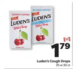 Weis Markets Luden's Cough Drops offer