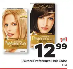 Weis Markets L'Oreal Preference Hair Color offer