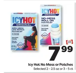 Weis Markets Icy Hot No Mess or Patches offer