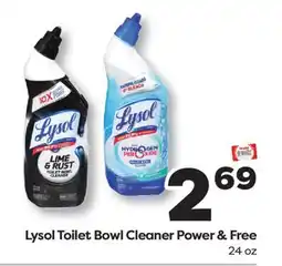 Weis Markets Lysol Toilet Bowl Cleaner Power & Free offer
