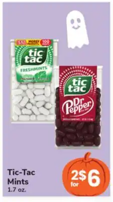 ACME Tic-Tac Mints offer