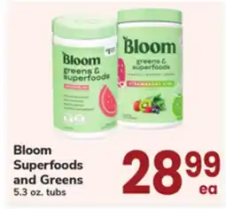 ACME Bloom Superfoods and Greens offer