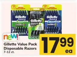 ACME Gillette Value Pack Disposable Razors offer