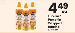 ACME Lucerne Pumpkin Whipped Topping offer