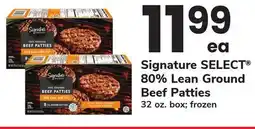 ACME Signature SELECT 80% Lean Ground Beef Patties offer